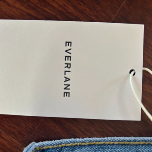 Everlane Women's OG Baggy Jean Short in Ecru, Size 27 - Picture 6 of 6
